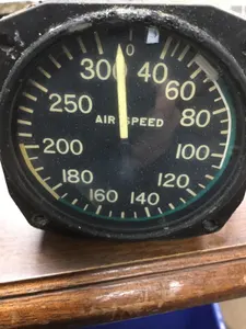 Beechcraft Bonanza Airspeed Indicator P/N 35-324229-1